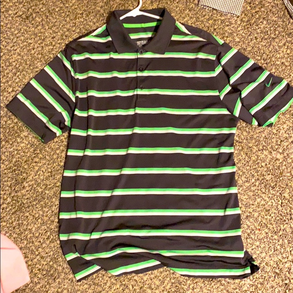 Nike golf shirt dry fit wrinkle free